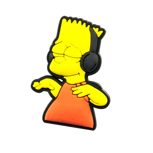 Bart Simpson Listening To Music Charm