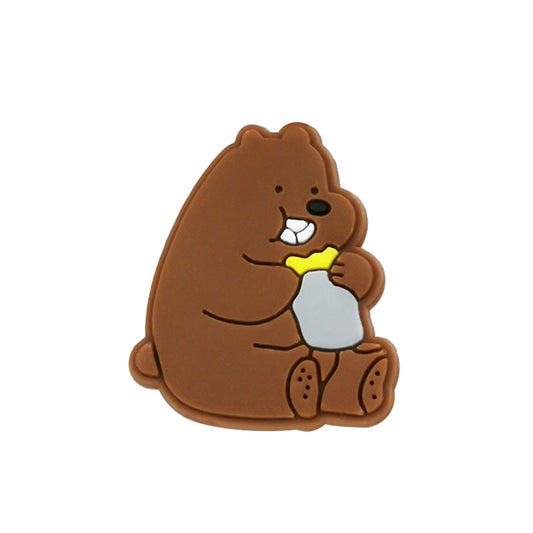 Brown Bear Eating Charm